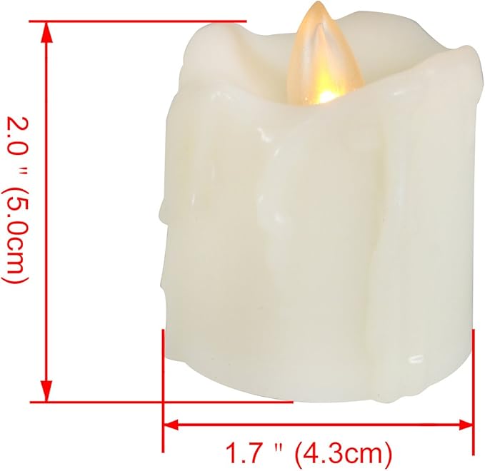 CANDLE CHOICE Battery Operated Flameless Votive Candles - Image 2