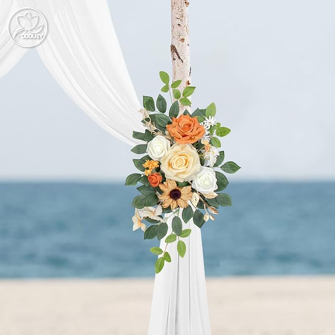 Wedding Arch Flowers Kit, Artificial Flower Arch Decor - Image 4