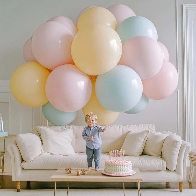 50 Pack Pastel Balloons 24 inch Multicolor Macaron Balloon - Image 6