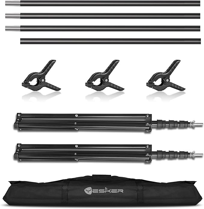 Yesker 8.5X10ft Background Stand Backdrop Support System Kit Photo Video Studio - Image 7