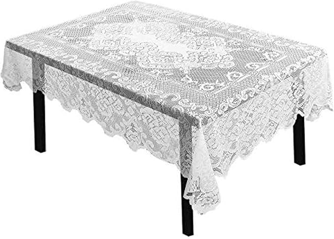 Juvale Rectangular Lace Tablecloth - Image 7