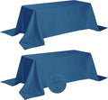 Fokitut 2 Pack Waterproof Rectangle Tablecloth, 90x156 Inch, Stain Resistant by BalsaCircle