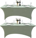 124 2-Pack 8ft Spandex Table Covers by Unknown