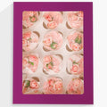 12 Cupcake Containers 10-Packs Deep Purple Cupcake Box Cupcakes Carrier by Bakepacker