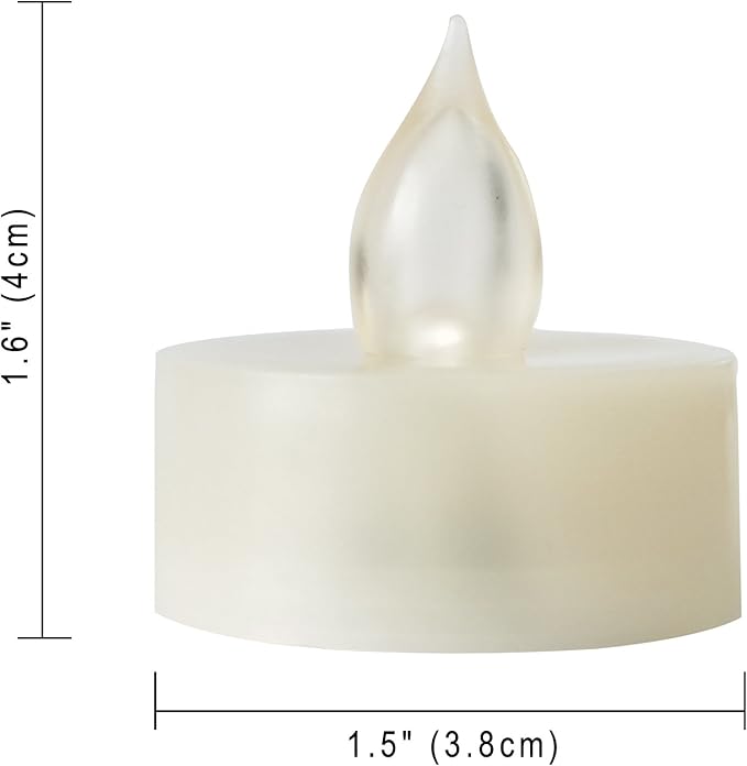 6 Flameless Votive Tealight Candles - Image 3