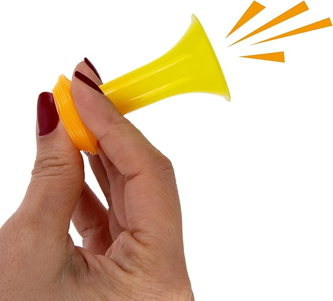 ArtCreativity Mini Push Trumpet Party Blowers, Easter Basket Essentials - Image 2