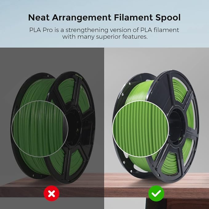 FLASHFORGE 3D Printer Filament, PLA PRO Filament 1.75mm, 1KG Spool, Dimensional - Image 4