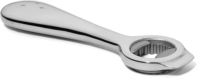 Midnight Open All-in-One Bottle and Can Opener, Ergonomic Design, Stainless - Image 4