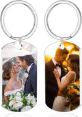 Custom Keychain with Picture, Personalized Keychain with Engraving Photo/Text by XINYIMAI