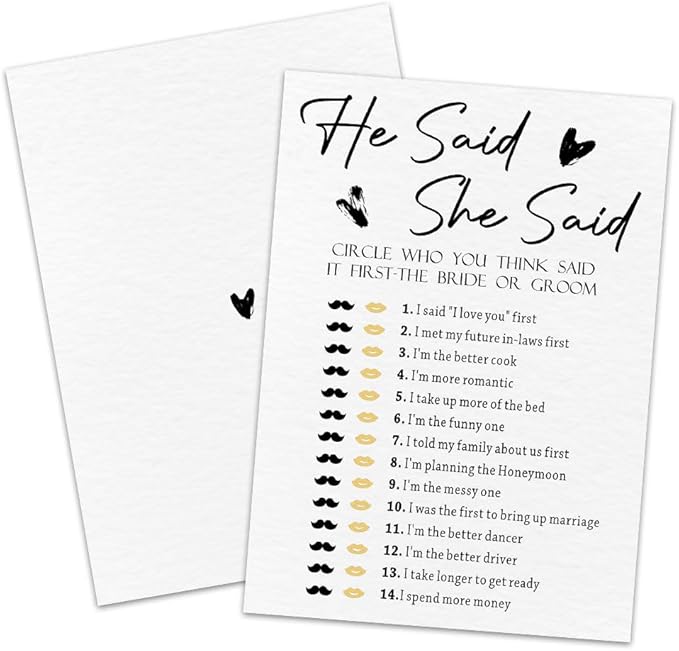 30 Minimalism Game Cards by MBYHP