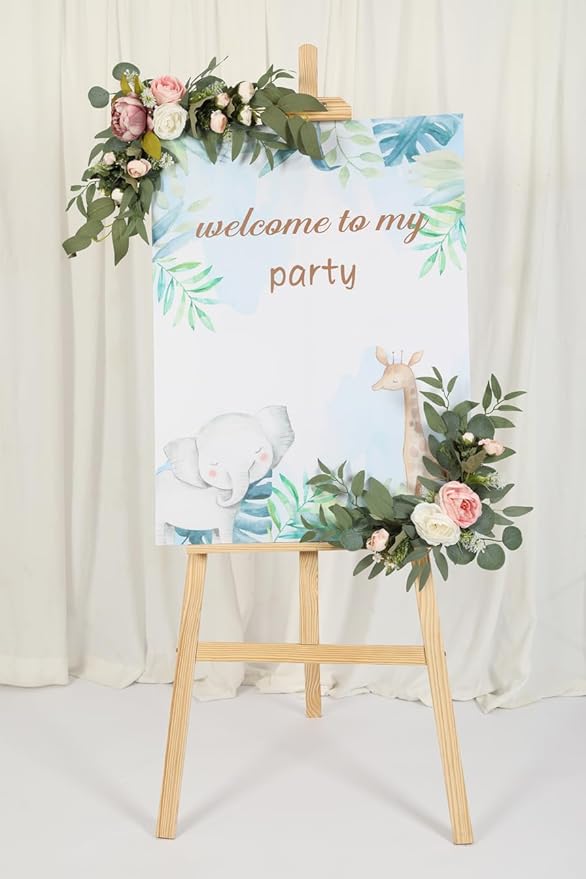 H&W 2pcs Artificial Wedding Arch Flowers - Image 7