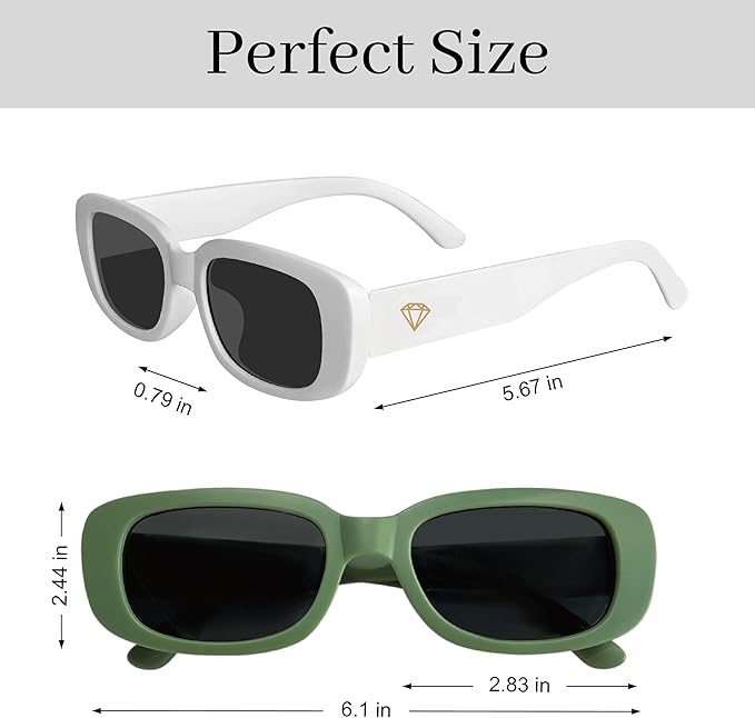 Bride's Babes Bachelorette Sunglasses, Bridesmaid Sunglasses, 10 Pack Rectangle - Image 6