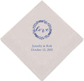 Weddingstar Personalized Printed Paper Napkins 3-Ply 50 Pack by WEDDINGSTAR