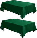 Fitable Faux Linen Christmas Tablecloths 2 Pack, Burlap Textured Table Cloth by Fitable