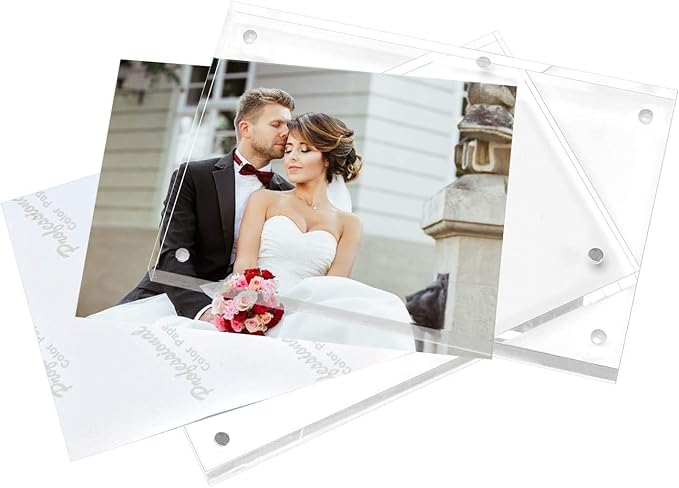 Magicool Premium Acrylic Photo Frame- Magnet Photo Frame -Double Sied Thick - Image 3