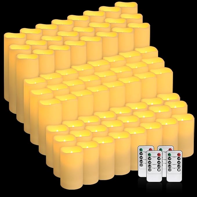 144-Pack LED Flameless Candles - Image 2