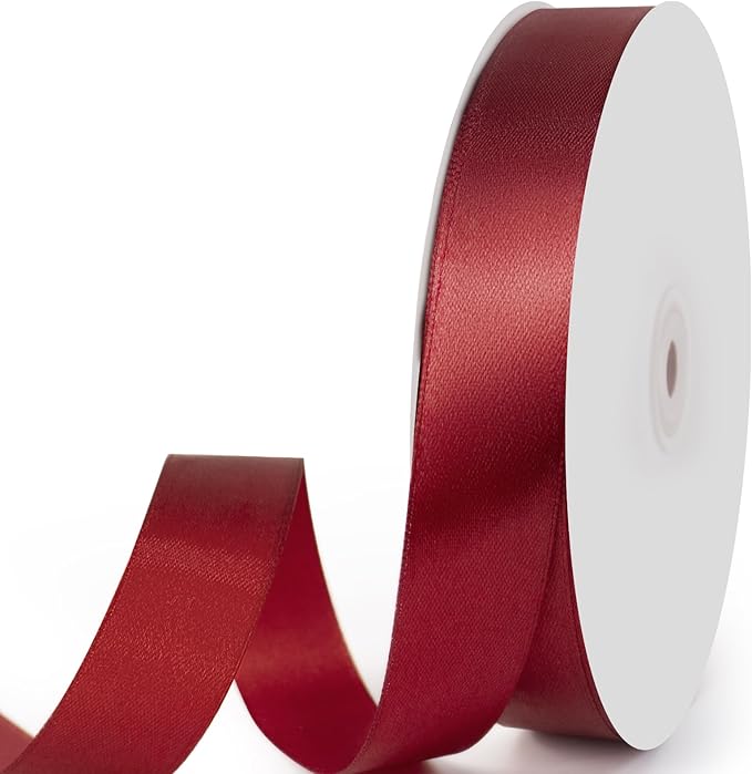 1" x 100 Yards Satin Ribbon by Quhora