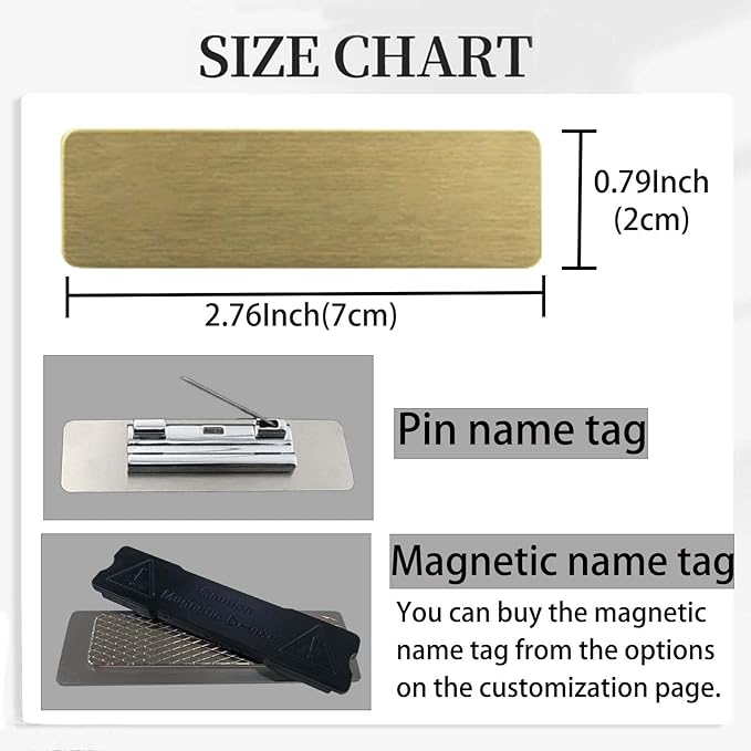 Custom Name Tag with Logo Personalized Name Tag - Image 3