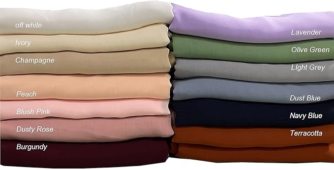 EHLDekol 13ft Light Grey Chiffon Table Runners, 29x156 Inches Romantic and - Image 7