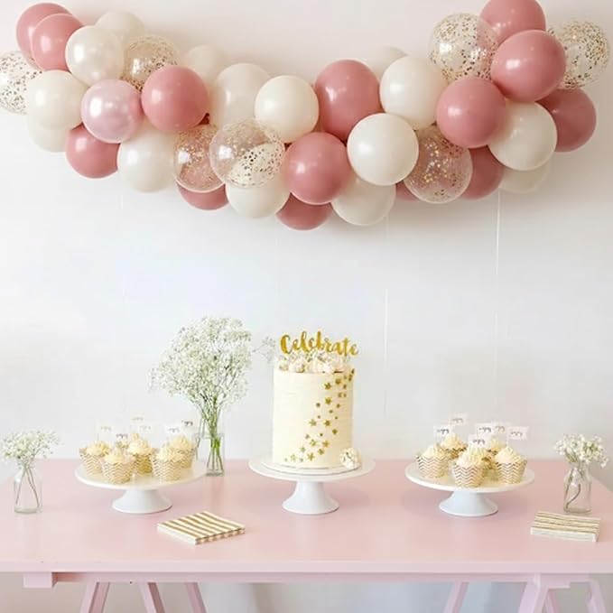 Pink and Gold Balloons - Image 3
