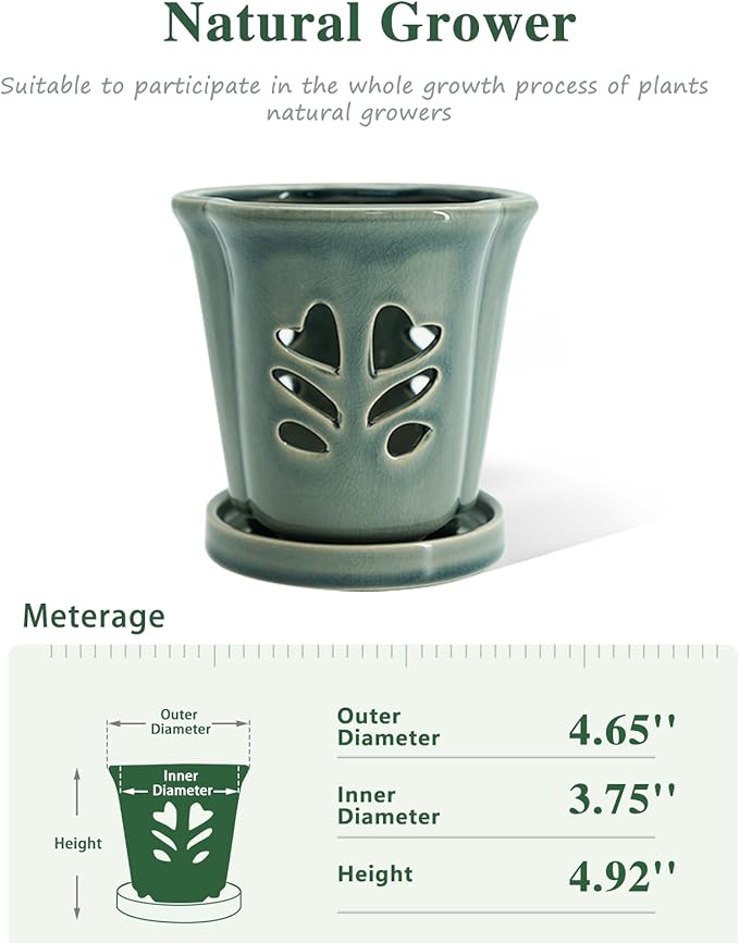 4 Inch Orchid Pot, Orchid Pots - Image 2