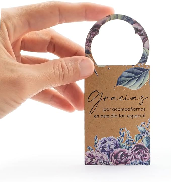 Summer-Ray 50pcs Gracias Mini Champagne Mini Wine Bottle Weding Party Favors - Image 3
