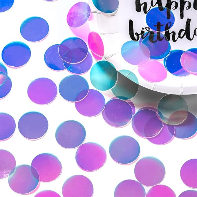 Iridescent Confetti Holographic Table Decoration - Image 2