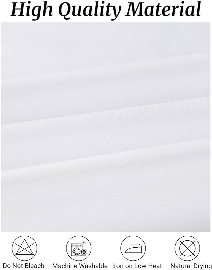 Fokitut 6 Pack Round Tablecloth, 132 Inch, Stain Resistant and Wrinkle - Image 2