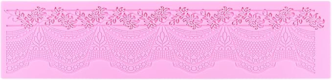 Embossing Lace Fondant Molds, Flower Cake Lace Molds, Silicone Molds - Image 2