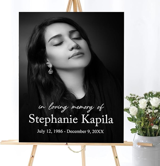 Funeral Welcome Sign, Memorial Welcome Sign, Celebration of Life Welcome Sign - Image 4