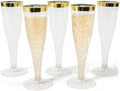 Prestee Set of 24 Plastic Champagne Flutes by Prestee