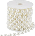 12mm Pearl Beads String, Ivory Pearls by AdasBridal
