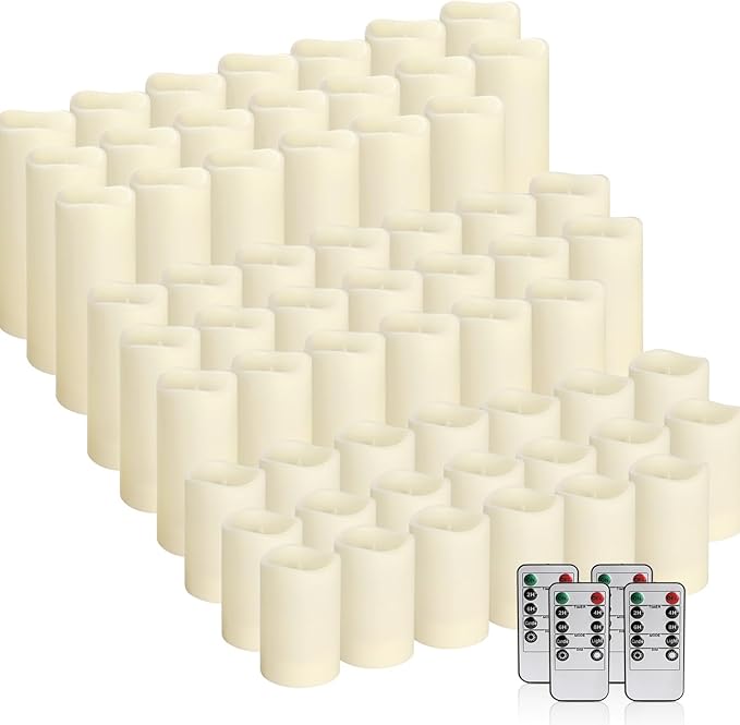 60-Pack LED Flameless Candles - Image 3