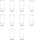 DISCOUNT PROMOS Cordial Shooter Shot Glasses 2 oz. Set of 10, Bulk Pack by DISCOUNTPROMOS
