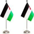 Palestine Palestinian Deluxe Desk Flag Set Small Mini Miniature Palestine by tibijoy