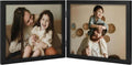 decorUhome Double 10x8 Picture Frame Vertical, Engineered Wood Bifold Photo by decorUhome