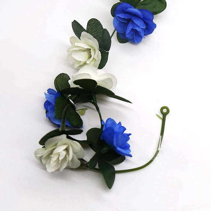 12 PCS 98.4 FT Artificial Flower Garland Rose Garland - Image 3