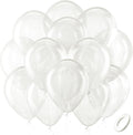 Bezente Clear Balloons Latex Party Balloons by Bezente