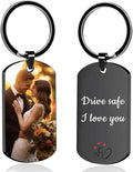 Custom Keychain with Picture, Personalized Keychain with Engraving Photo/Text by XINYIMAI