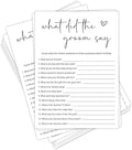 Bridal Shower Games, What Did The Groom Say, Wedding Shower Games by Tsunerrorami