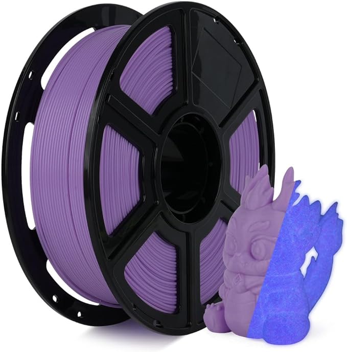 FLASHFORGE Glow in The Dark Rapid PLA Filament 1.75mm, High Flow Speedy 3D by FLASHFORGE