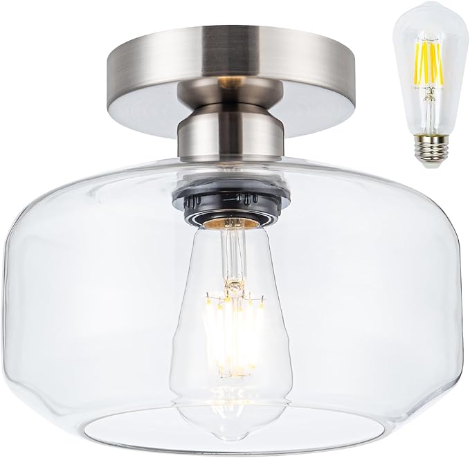 Semi Flush Mount Ceiling Light Fixture by Tbaoinla