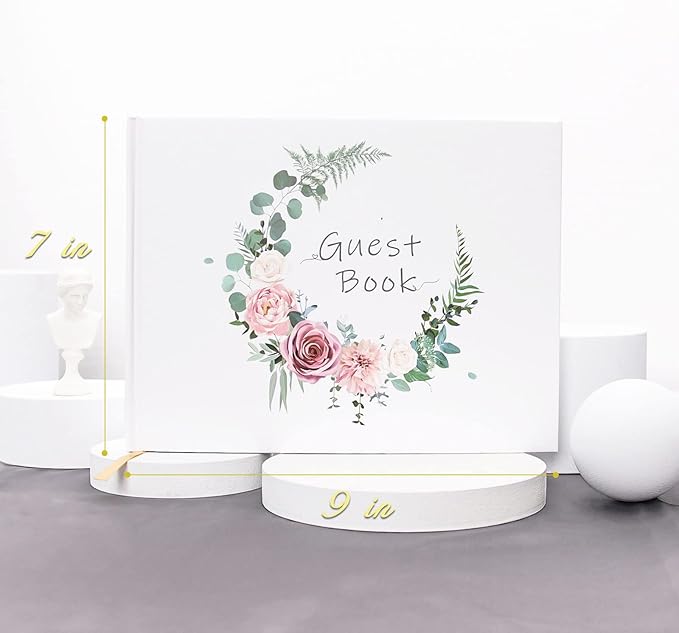 Vienrose Wedding Guest Book Registry Sign-in Book - Image 6