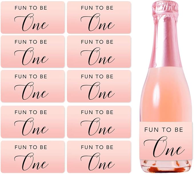 Andaz Press Blush Pink Rose Elegant Party Baby Girl's 1st Birthday Collection - Image 4