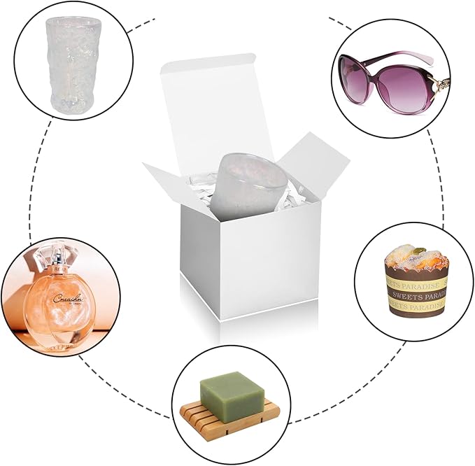 Silver Gift Boxes 5x5x5, 30 Pack Paper Gift Boxes - Image 4