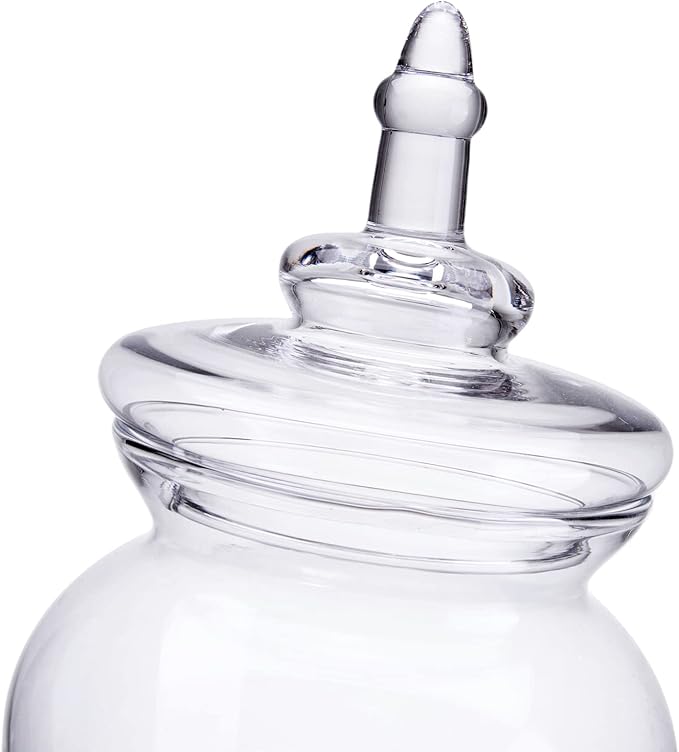 Glass Large Apothecary Jars, Decorative Wedding Candy Organizer Canisters - Image 3