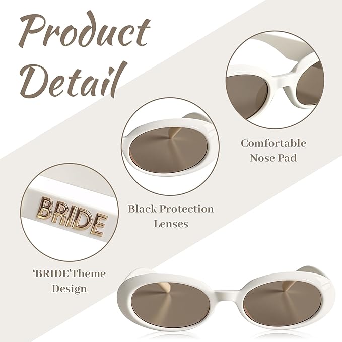 Bride to be Sunglasses, Bridal Shower Accessory, Cute Glasses - Image 4