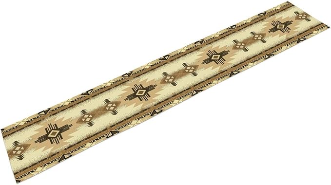 Aztec Table Runner Southwestern Ethnic Style Geometric Navajo Tribe Abstract - Image 2