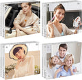 4x6 Acrylic Frames 4 Pack, 20mm Double Sided Magnetic Picture Frames Clear by Airsnigi