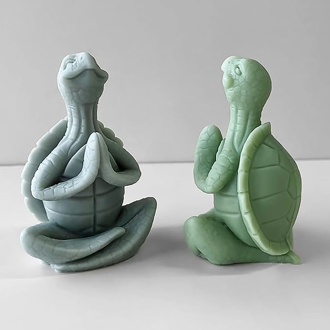 Pray Turtle Resin Casting Mold by ESEENSSiliconeMolds